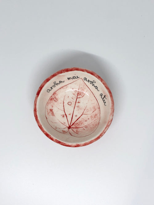 Borrowed Earth - Ceramic Whakatuaki bowl / Small