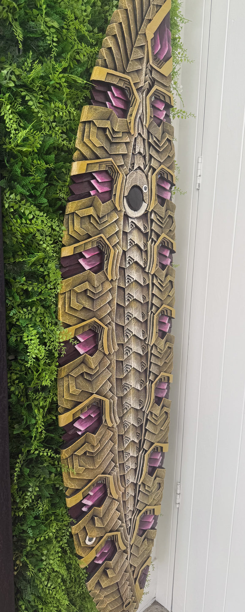 Aaron Kereopa - Gold / Purple Surfboard