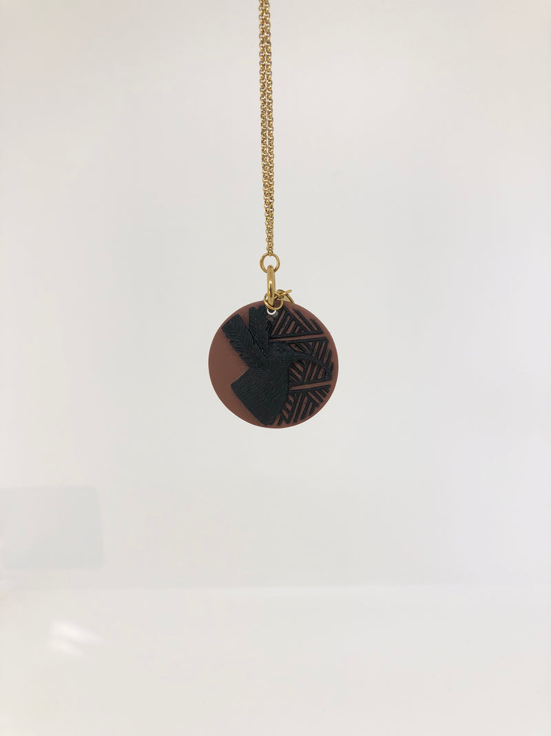 Tania Tupu - Huia Pendant Necklace