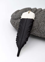 Ceramic Huia Feather