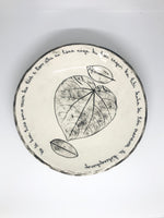 Borrowed Earth - Ceramic Whakataukī bowl / Large