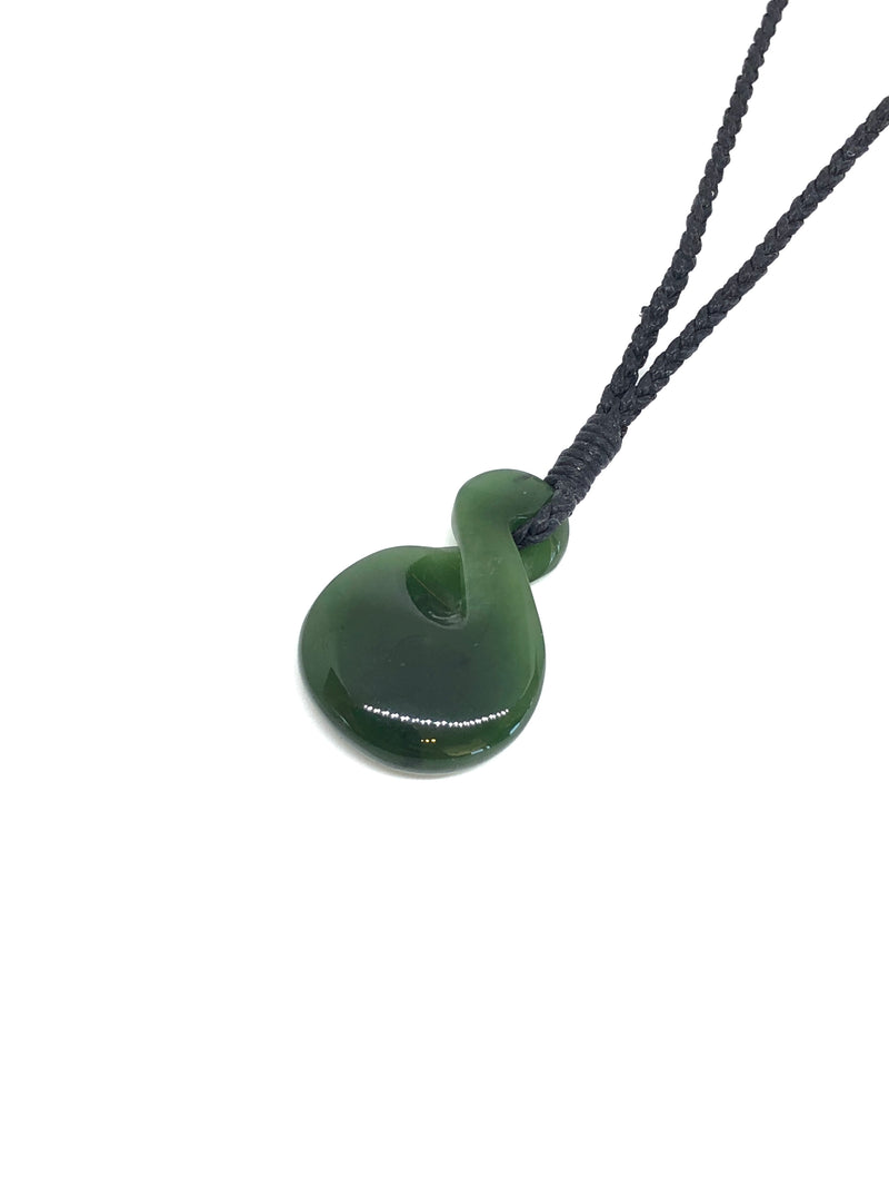 Sands Carving - Pikorua Pounamu Necklace / Small