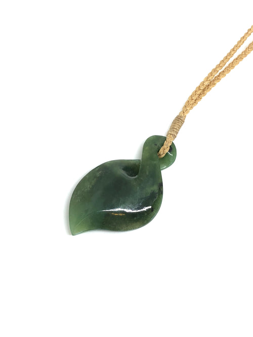 Sands Carving - Pikorua Pounamu Necklace / Medium