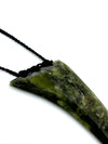 Sands Carving - Niho Large Pounamu Necklace