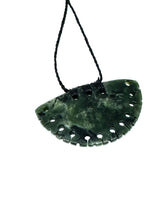 Sands Carving - Notched shield Pounamu Necklace