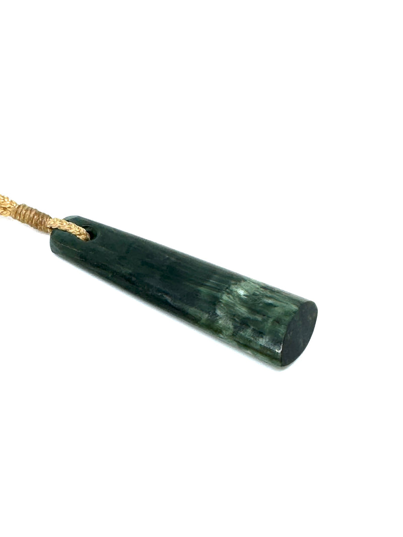 Sands Carving - Toki Pounamu Necklace Medium #2