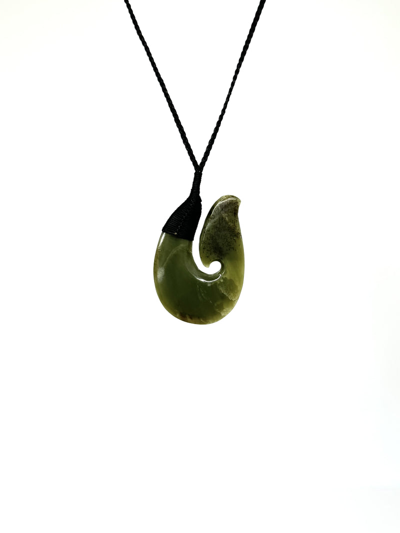 Sands Carving - Matau Pounamu Necklace #3