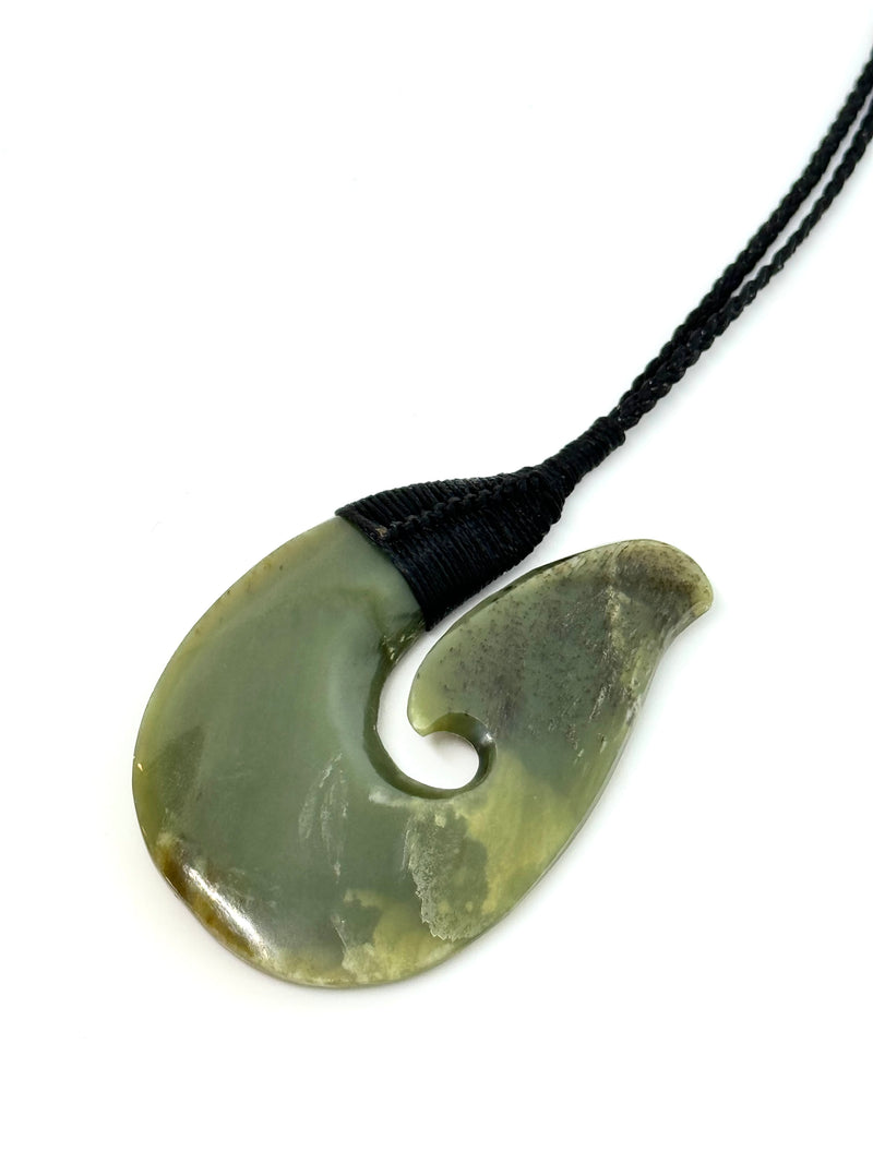 Sands Carving - Matau Pounamu Necklace #3