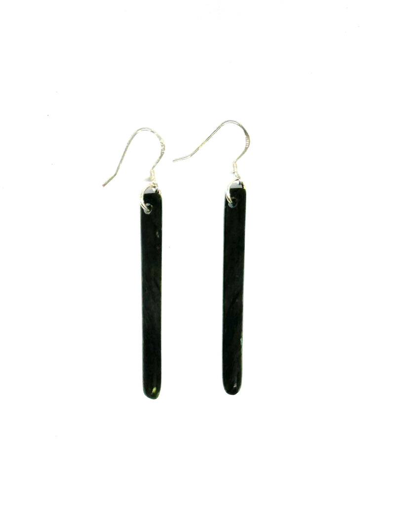 Sands Carving - Pounamu Earrings Waru