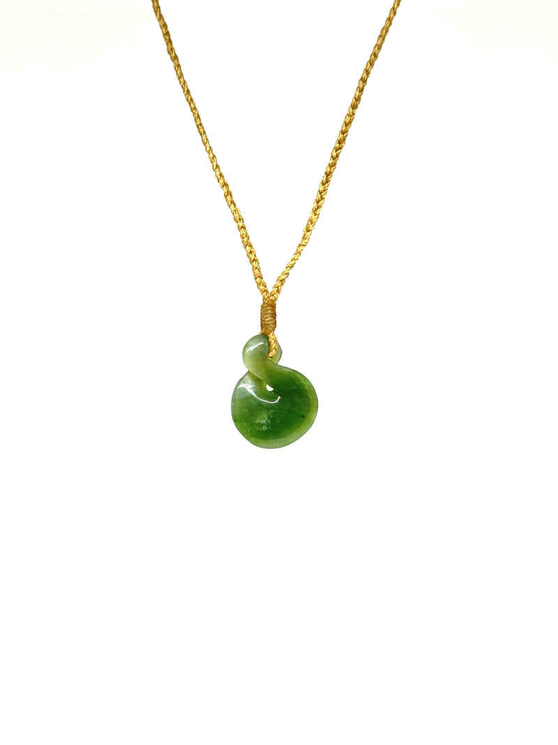 Sands Carving - Pounamu Small Pikorua Necklace