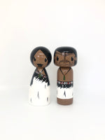 Wooden Dolls - Koro and Kuia