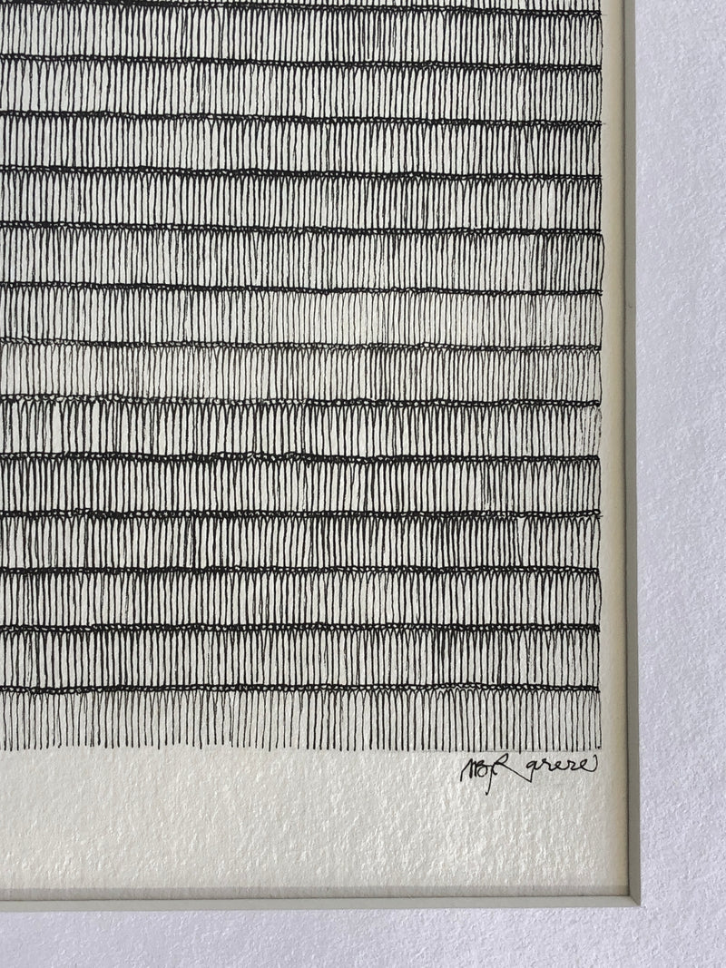 Marise Rarere - Woven works expressed in drawings #5 (ORIGINAL PRINT ONLY)