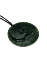 Sands Carving - Spiral Disc Pounamu Necklace