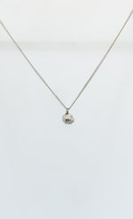 Sonia - Sandcast Silver Mini Moon necklace