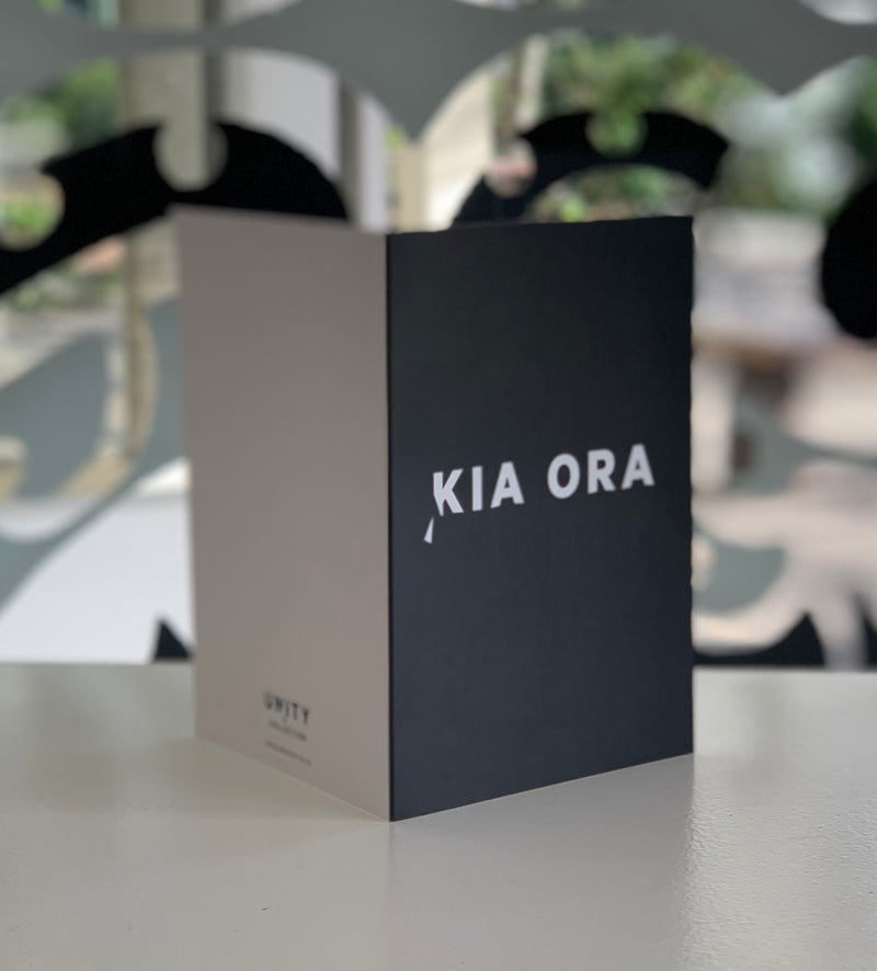 Unity Collection Design greeting card - Kia Ora
