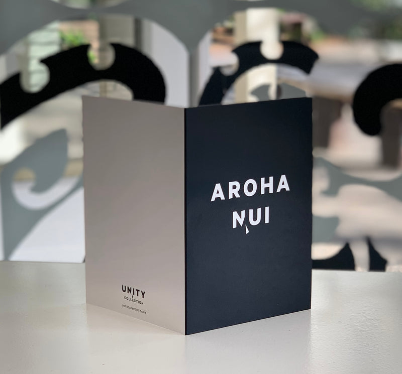 Unity Collection Design greeting card - Aroha Nui